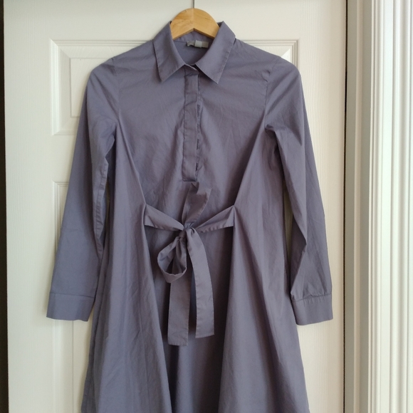 COS Smoky Violet Shirtdress - Picture 2 of 10